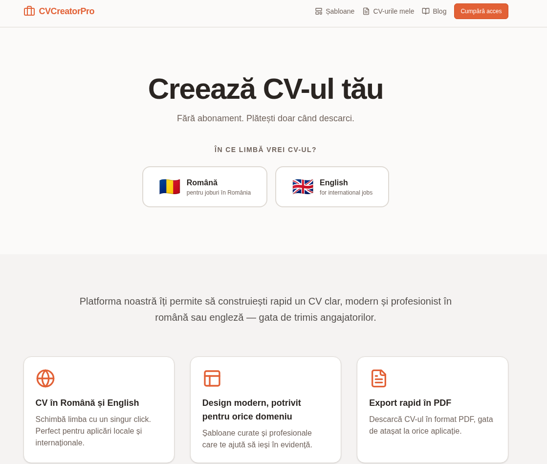 CVCreatorPro